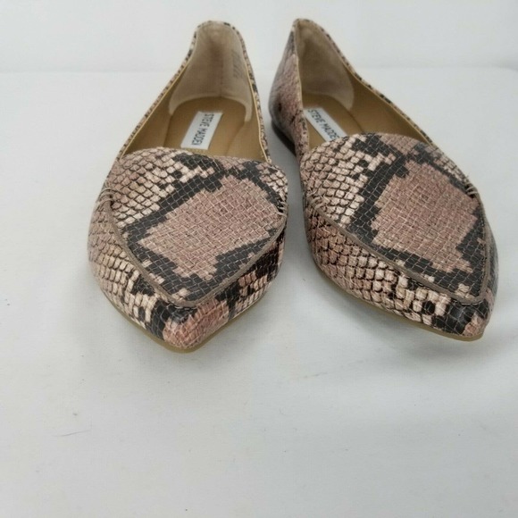 COPY - New Steve Madden Feather Flats Snakeskin Sz 7.5 - Picture 6 of 11